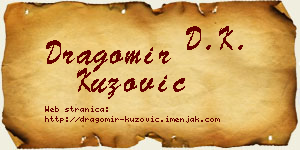 Dragomir Kuzović vizit kartica